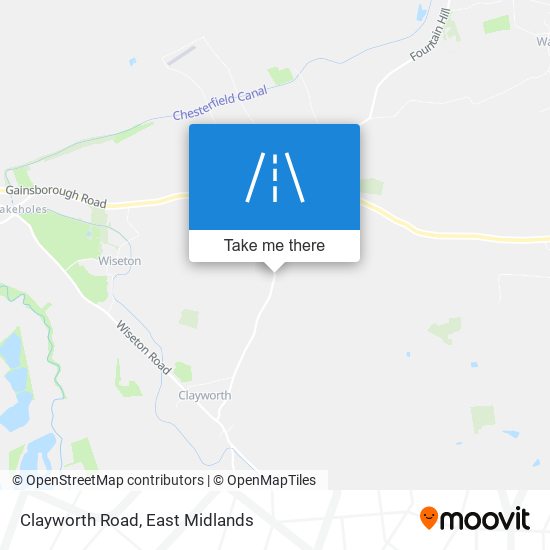 Clayworth Road map