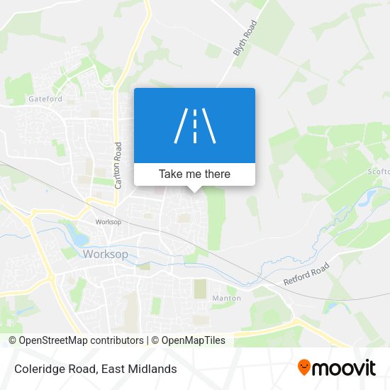 Coleridge Road map