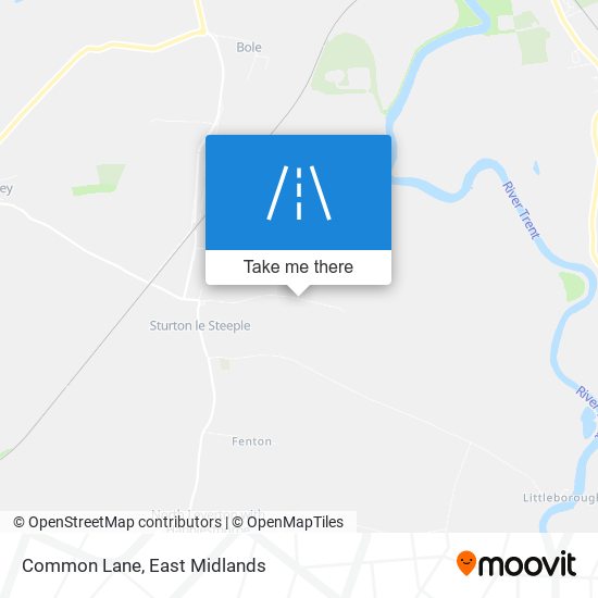 Common Lane map