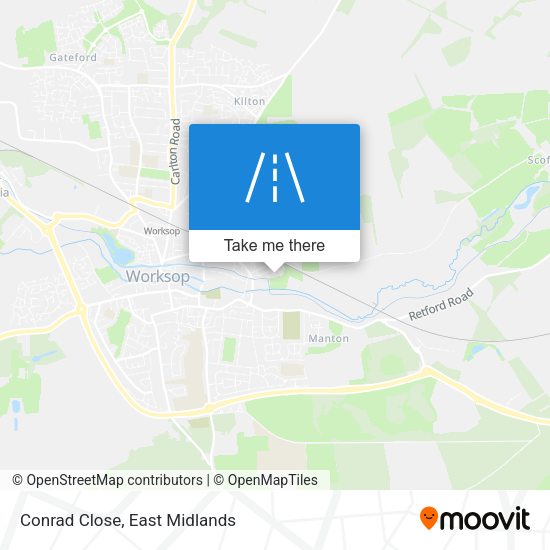 Conrad Close map