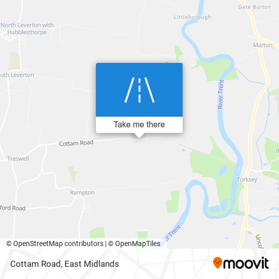 Cottam Road map