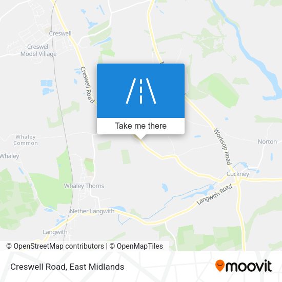 Creswell Road map