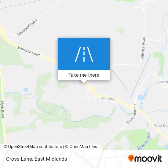 Cross Lane map