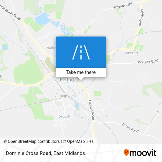 Dominie Cross Road map