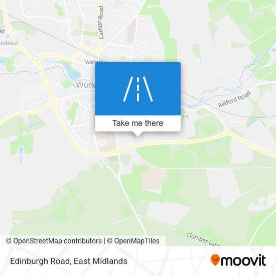 Edinburgh Road map