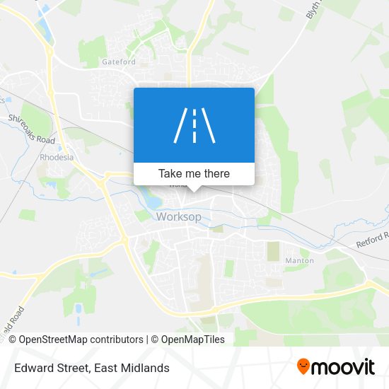 Edward Street map