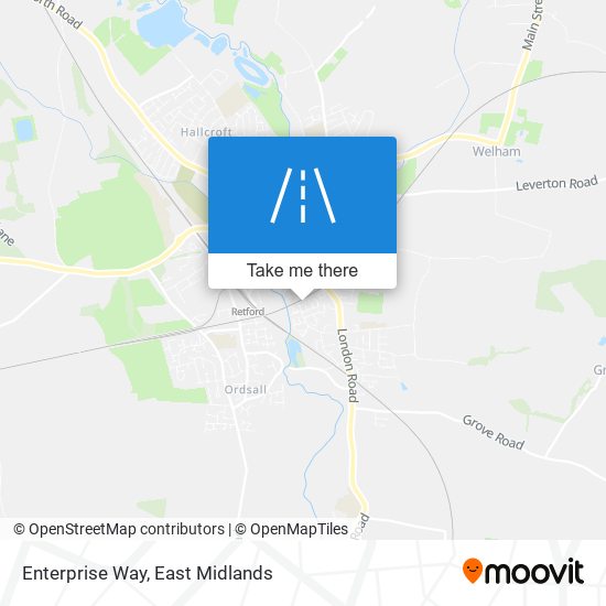 Enterprise Way map