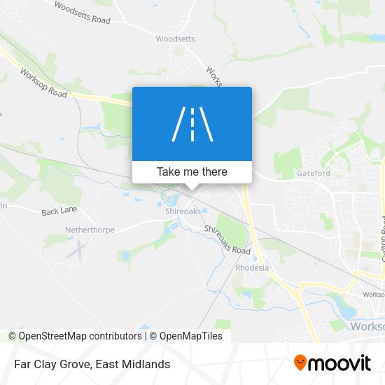 Far Clay Grove map