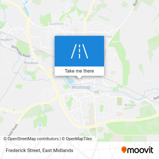 Frederick Street map