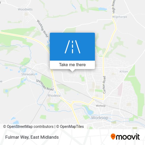 Fulmar Way map