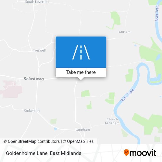Goldenholme Lane map