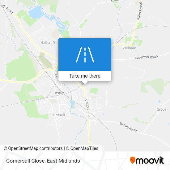 Gomersall Close map