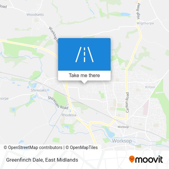 Greenfinch Dale map