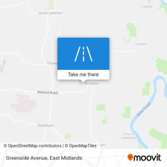 Greenside Avenue map