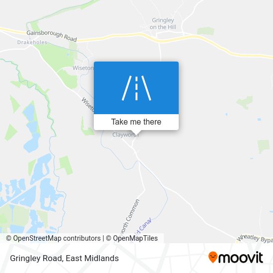 Gringley Road map