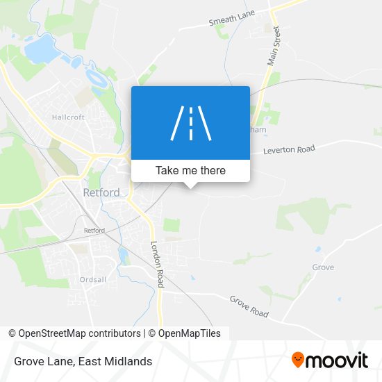 Grove Lane map