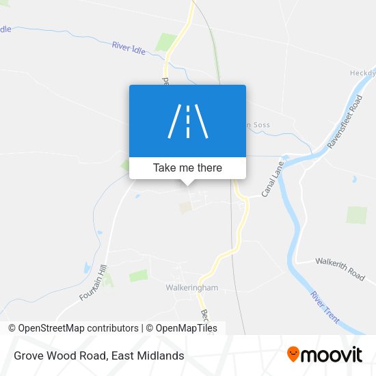 Grove Wood Road map
