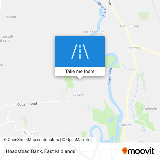 Headstead Bank map