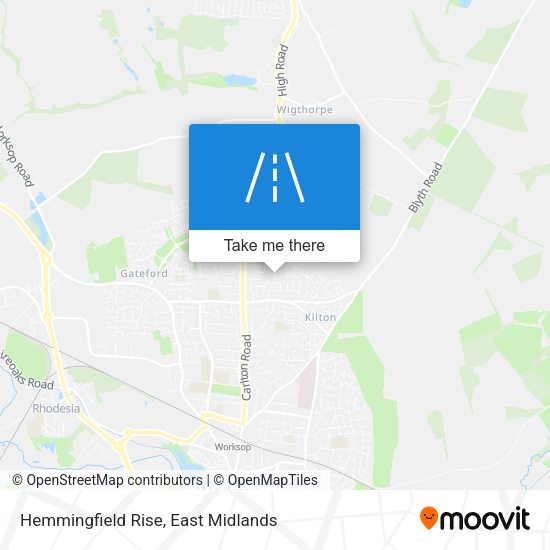 Hemmingfield Rise map