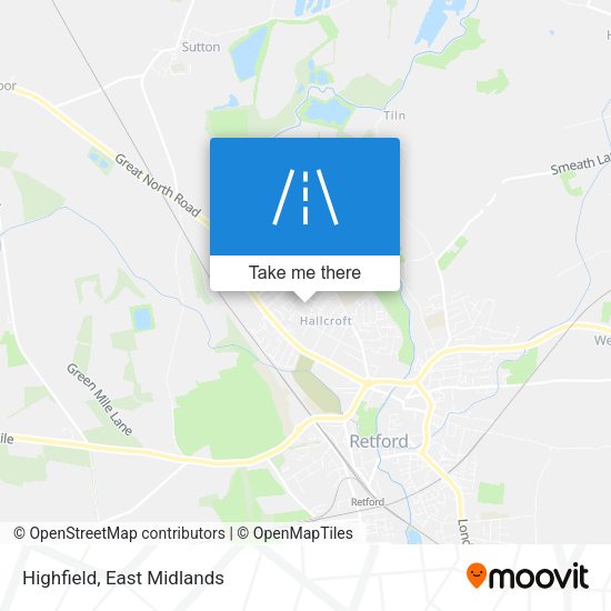 Highfield map