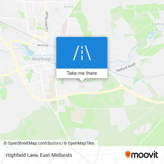 Highfield Lane map