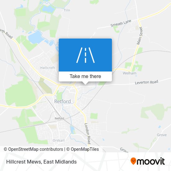Hillcrest Mews map