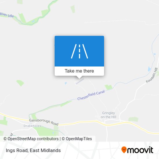Ings Road map