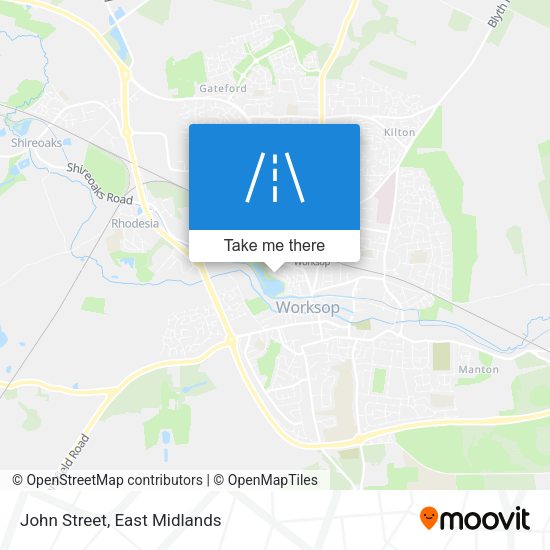 John Street map