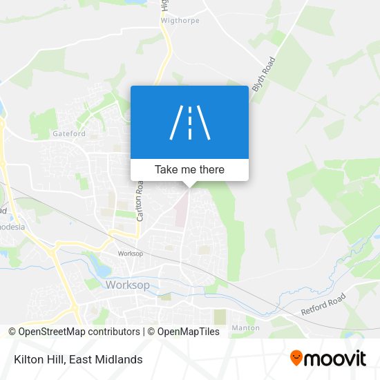 Kilton Hill map