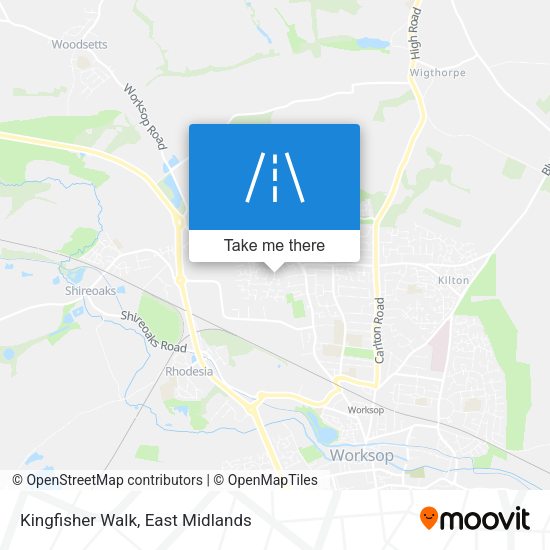 Kingfisher Walk map