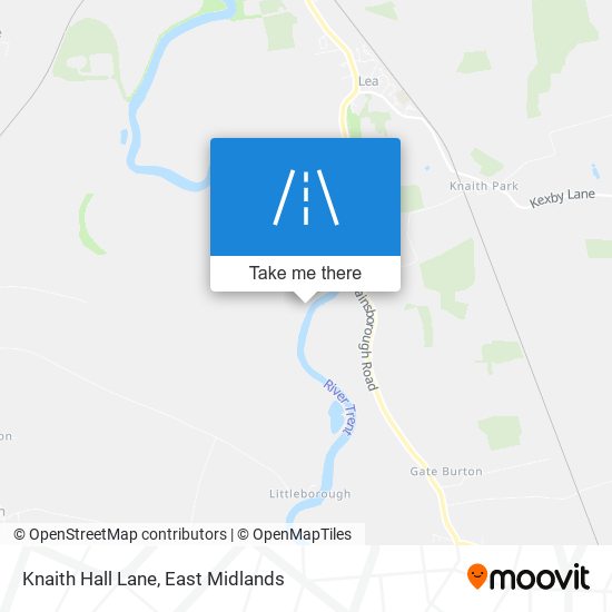 Knaith Hall Lane map