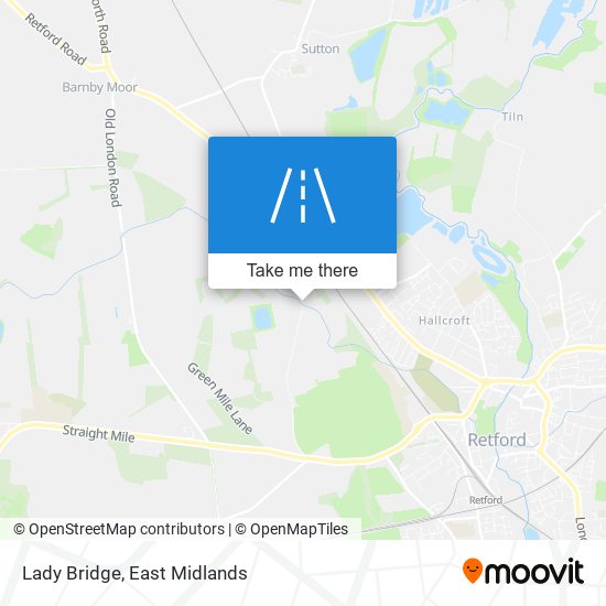 Lady Bridge map