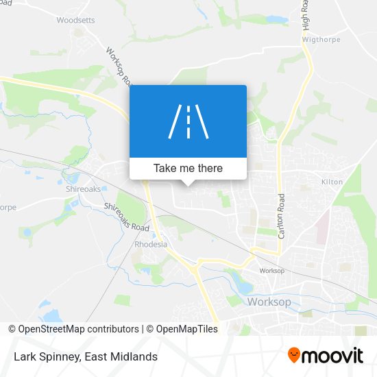 Lark Spinney map