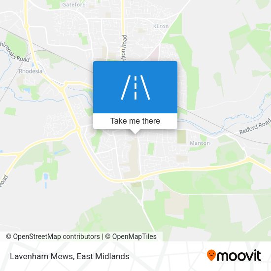 Lavenham Mews map