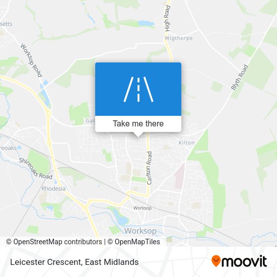 Leicester Crescent map