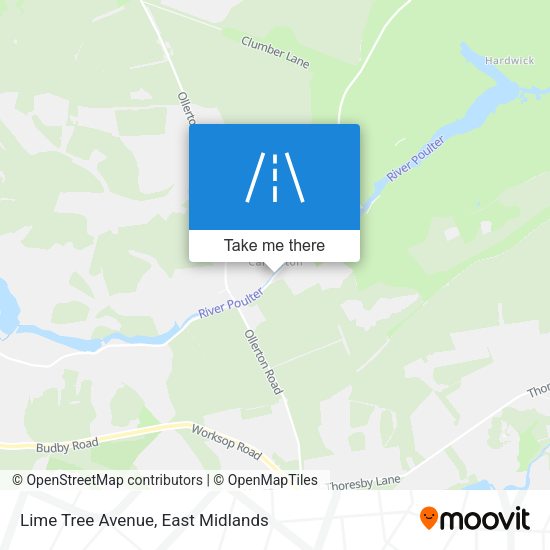 Lime Tree Avenue map