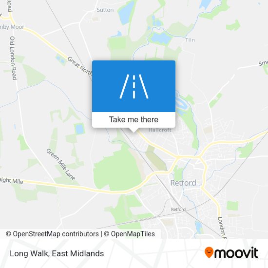 Long Walk map