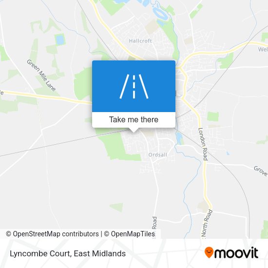 Lyncombe Court map