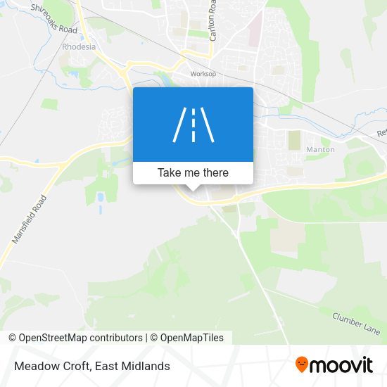 Meadow Croft map
