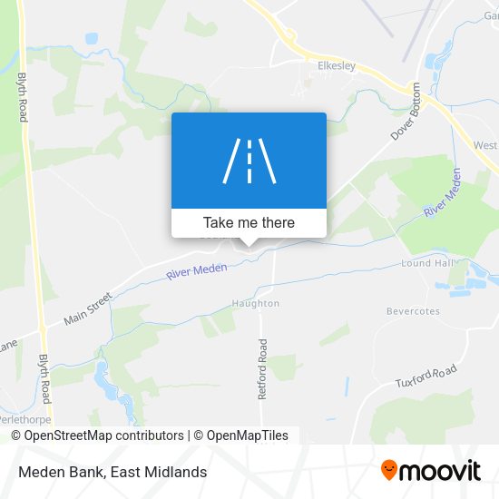 Meden Bank map