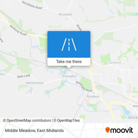 Middle Meadow map