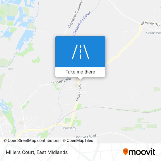 Millers Court map