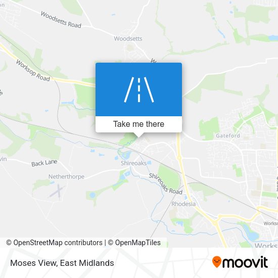 Moses View map