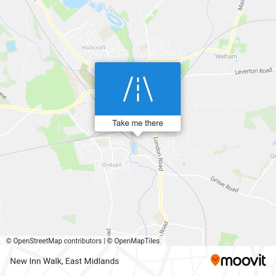 New Inn Walk map