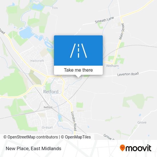 New Place map