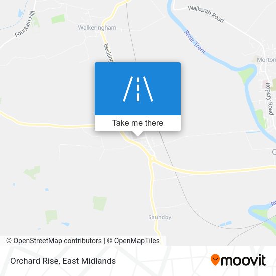 Orchard Rise map