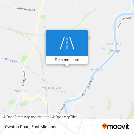 Owston Road map