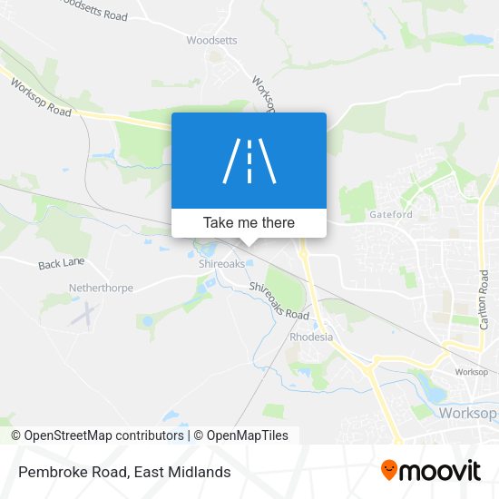 Pembroke Road map