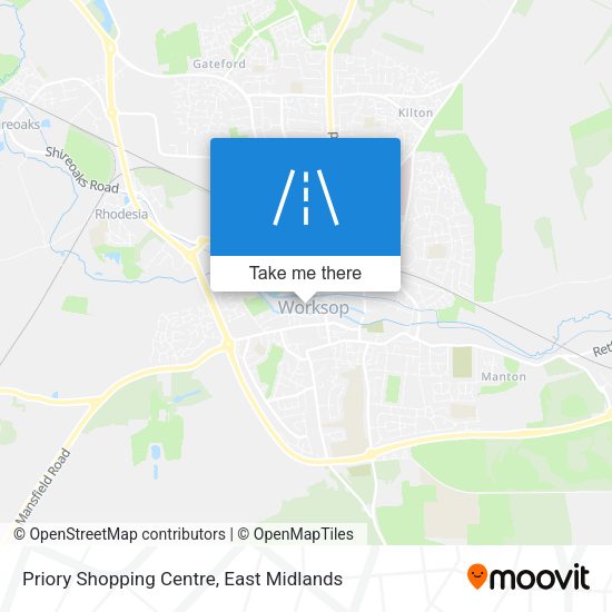 Priory Shopping Centre map