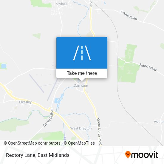 Rectory Lane map